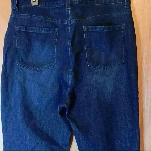 Gloria Vanderbilt Amanda Indigo Straight Leg Jeans Women's 16 - Picture 13 of 16